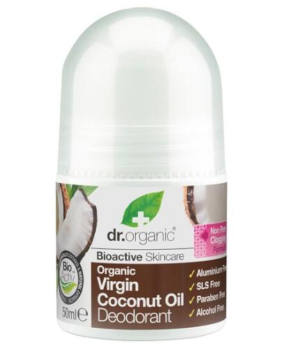 podgląd produktu Dr. Organic Coconut dezodorant z olejem kokosowym 50 ml