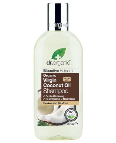 podgląd produktu Dr. Organic Coconut szampon do włosów z olejem kokosowym 265 ml