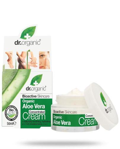 podgląd produktu Dr.Organic Aloe Vera krem ze skoncentrowanym organicznym aloesem 50 ml
