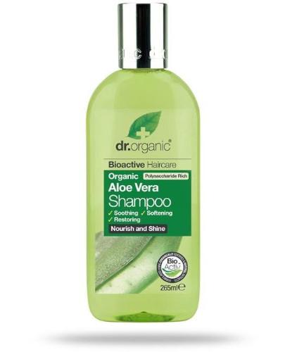 podgląd produktu Dr.Organic Aloe Vera szampon do włosów z organicznym aloesem 265 ml