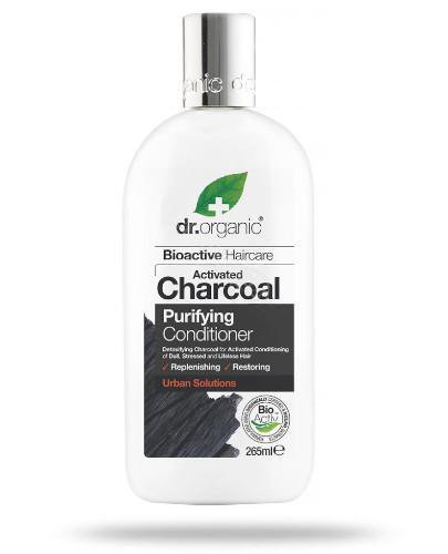 podgląd produktu Dr.Organic Charcoal odżywka do włosów z organicznym aktywnym węglem 265 ml