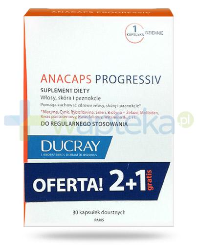 zdjęcie produktu Ducray Anacaps Progressiv 3x 30 kapsułek [WIELOPAK]