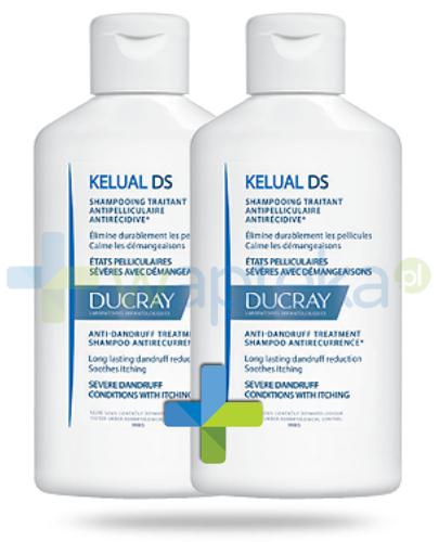 podgląd produktu Ducray Kelual DS szampon specjalistyczny przeciwłupieżowy 2x 100 ml [ZESTAW]