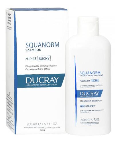 podgląd produktu Ducray Squanorm szampon przeciwłupieżowy łupież suchy 200 ml