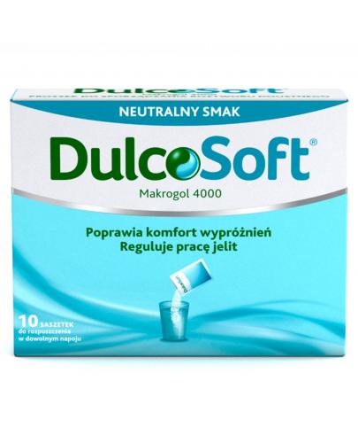 podgląd produktu DulcoSoft Makrogol 4000 10g na zaparcia 10 saszetek 