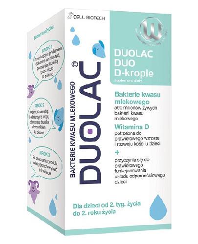 podgląd produktu Duolac Duo D-krople bakterie kwasu mlekowego 7.5 ml