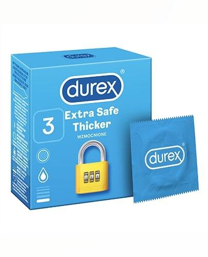 zdjęcie produktu Durex Extra Safe Thicker prezerwatywy 3 sztuki