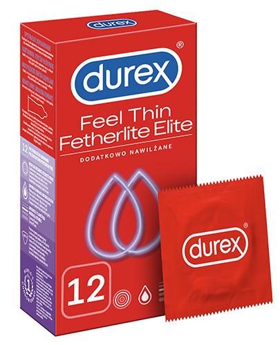 podgląd produktu Durex Feel Thin Fetherlite Elite prezerwatywy 12 sztuk