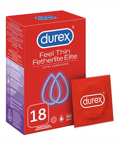 podgląd produktu Durex Feel Thin Fetherlite Elite prezerwatywy 18 sztuk