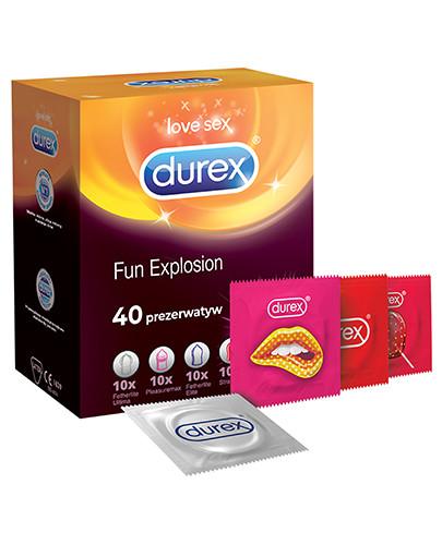 podgląd produktu Durex Fun Explosion prezerwatywy 40 sztuk