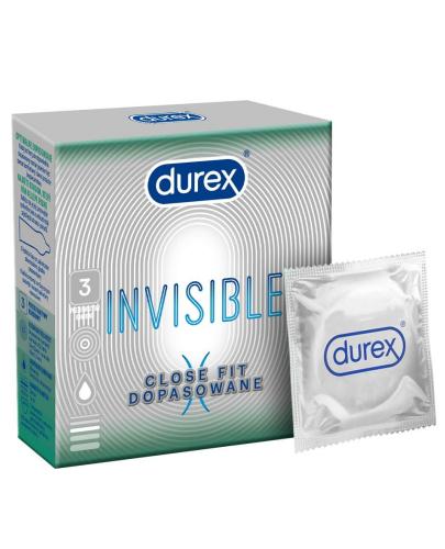 zdjęcie produktu Durex Invisible Close Fit prezerwatywy optymalne dopasowanie 3 sztuki