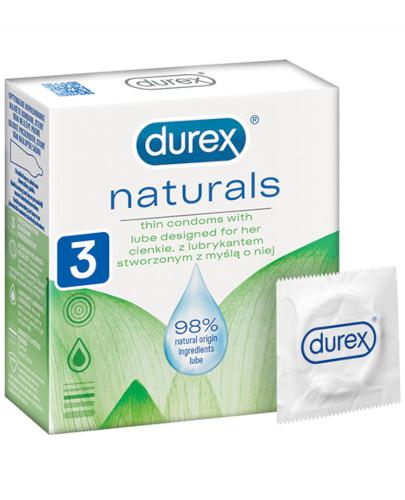 podgląd produktu Durex Naturals prezerwatywy 3 sztuki