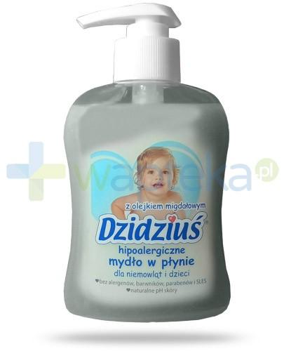 podgląd produktu Dzidziuś hipoalergiczne mydło w płynie dla niemowląt i dzieci z olejkiem migdałowym 300 ml