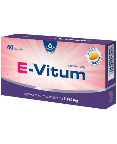 podgląd produktu E-Vitum Witamina E 60 kapsułek