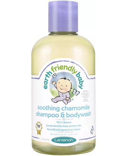 podgląd produktu Earth friendly baby kojący rumiankowy szampon i płyn myjący 2w1 250 ml