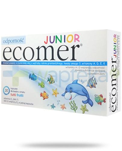 podgląd produktu Ecomer Odporność Junior smak tutti frutti 30 kapsułek do żucia