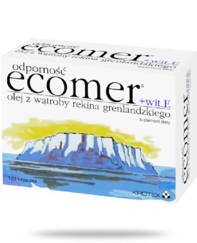 zdjęcie produktu Ecomer odporność + witamina E 120 kapsułek