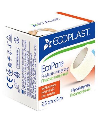 zdjęcie produktu EcoPlast EcoPore przylepiec medyczny 2.5 cm x 5 m 1 sztuka