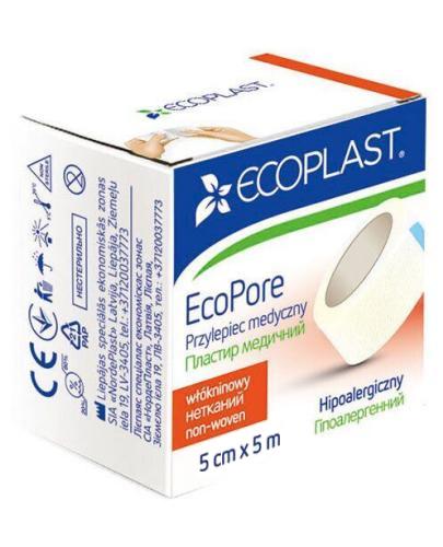 podgląd produktu EcoPlast EcoPore przylepiec medyczny 5 cm x 5 m 1 sztuka
