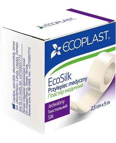 podgląd produktu EcoPlast EcoSilk przylepiec jedwabny 2,5 cm x 5 m 1 sztuka