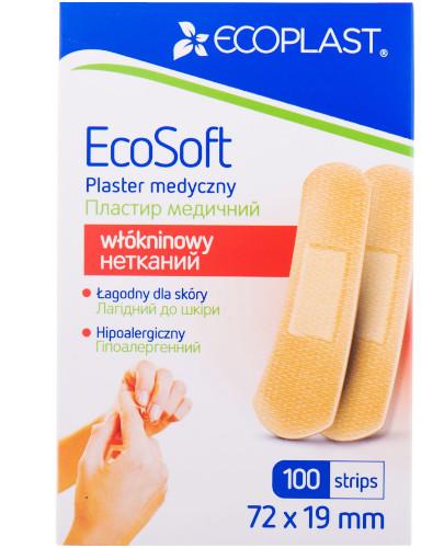 podgląd produktu EcoPlast EcoSoft plaster medyczny włókninowy 72x 19mm 100 sztuk