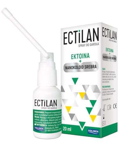 podgląd produktu Ectilan spray do gardła 20 ml