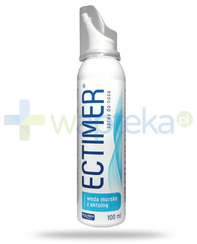 podgląd produktu Ectimer woda morska z ektoiną, spray do nosa 100 ml