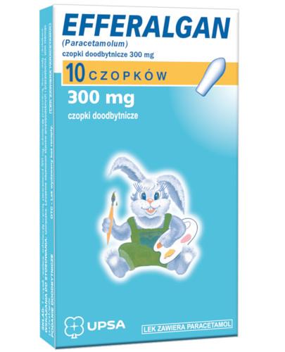 podgląd produktu Efferalgan 300 mg czopki doodbytnicze 10 sztuk
