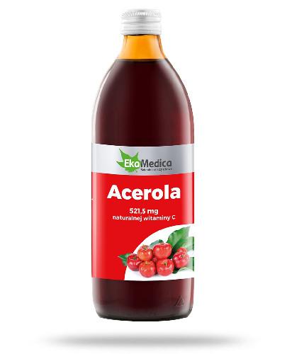 podgląd produktu EkaMedica Acerola sok pasteryzowany 500 ml