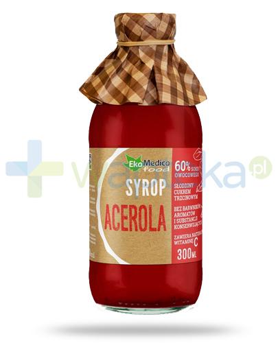 podgląd produktu EkaMedica Acerola, syrop z owoców aceroli 300 ml