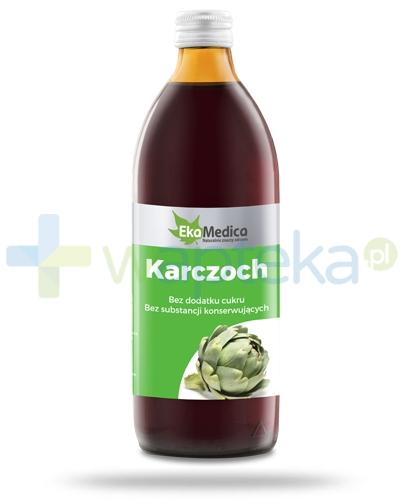 podgląd produktu EkaMedica Karczoch sok pasteryzowany 500 ml