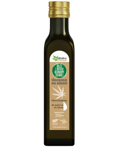 podgląd produktu EkaMedica olej z nasion konopi siewnej 250 ml
