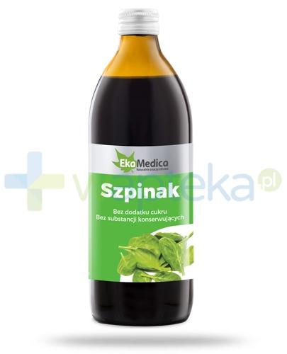 podgląd produktu EkaMedica Szpinak sok pasteryzowany 500 ml