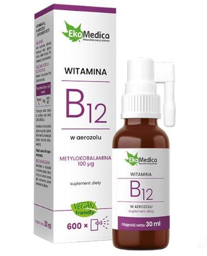 podgląd produktu EkaMedica Witamina B12 w aerozolu 30 ml
