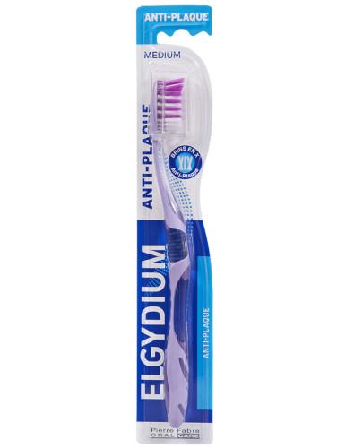 zdjęcie produktu ELGYDIUM Anti-Plaque szczoteczka do zębów średnia 1 sztuka
