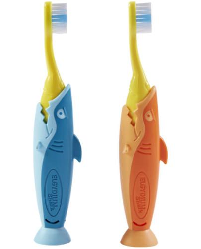 zdjęcie produktu ELGYDIUM Pocket Kids Shark podróżna szczoteczka do zębów dla dzieci 2-6 lat 1 sztuka