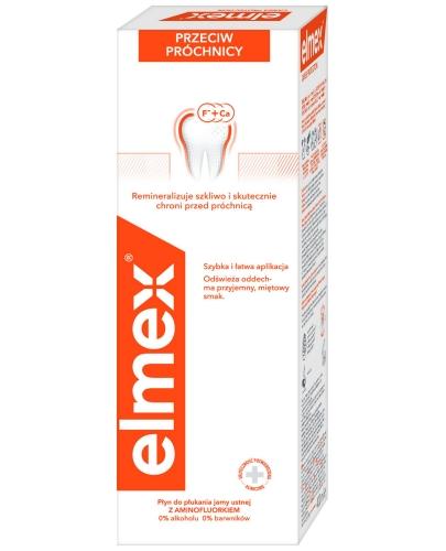 zdjęcie produktu Elmex Przeciw próchnicy płyn do płukania jamy ustnej 400 ml