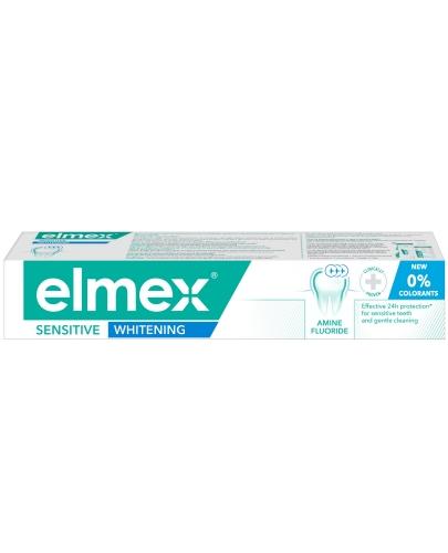 podgląd produktu Elmex Sensitive Whitening z aminofluorkiem pasta do zębów 75 ml
