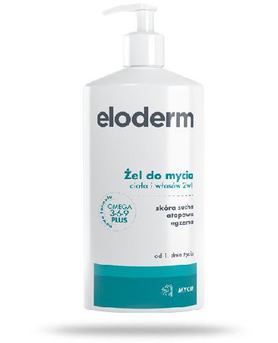 zdjęcie produktu Eloderm żel do mycia ciała i włosów 2w1 400 ml