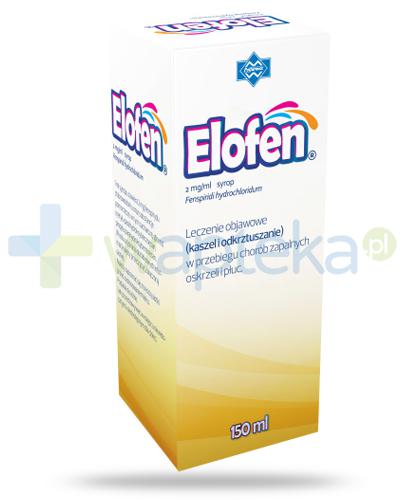 podgląd produktu Elofen 2mg/ml syrop na kaszel 150 ml