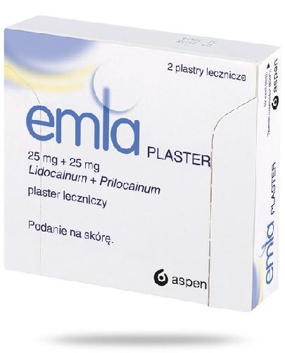 podgląd produktu Emla Plaster 25 mg + 25 mg, plaster leczniczy 2 sztuki