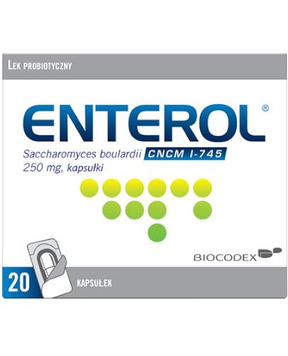 zdjęcie produktu Enterol 250 mg 20 kapsułek