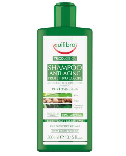 podgląd produktu Equilibra przeciwstarzeniowy szampon chroniący kolor 300 ml