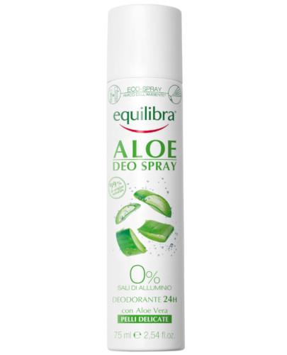 podgląd produktu Equilibra dezodorant w sprayu z aloesem 75 ml