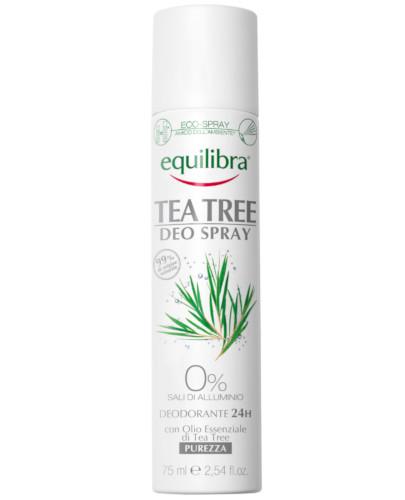 podgląd produktu Equilibra dezodorant w sprayu Tea Tree 75 ml