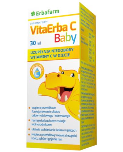 podgląd produktu Erbafarm VitaErba C Baby krople 30 ml