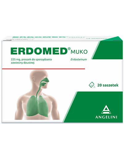 podgląd produktu Erdomed Muko 225 mg 20 saszetek