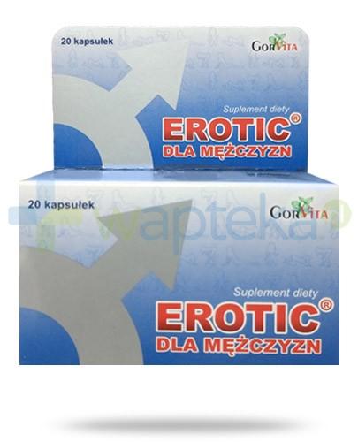 zdjęcie produktu Erotic afrodyzjak dla mężczyzn z żeń-szeniem 20 kapsułek