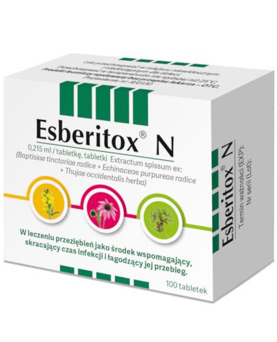 zdjęcie produktu Esberitox N 10 mg + 7,5 mg + 2 mg 100 tabletek