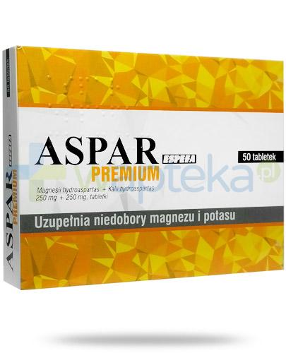 zdjęcie produktu Espefa Aspar Premium 250 mg + 250 mg 50 tabletek